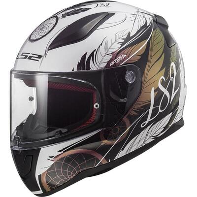 Casco integrale LS2 FF353 Rapid 2 Boho bianco nero