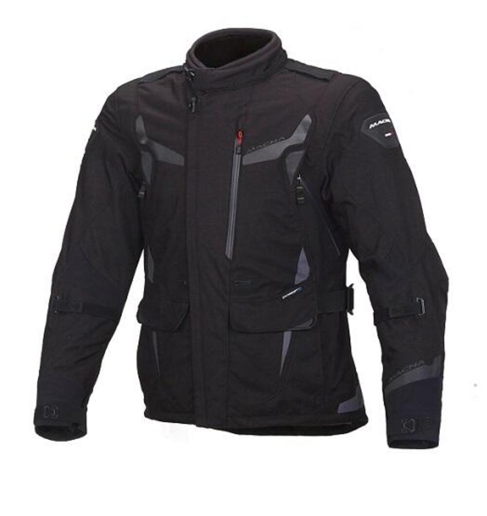 Giacca moto touring Macna Impact Pro WP nero