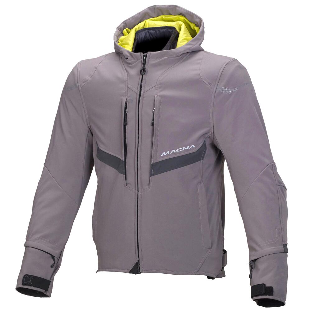 Giacca moto Macna Habitat WP grigio scuro