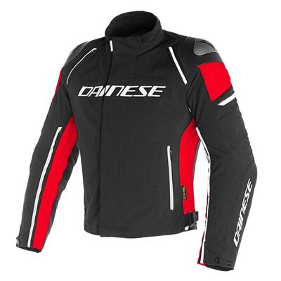 Giacca moto Dainese RACING 3 D-DRY Nero Nero Rosso