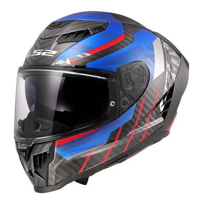 casco integrale LS2 FF807 Dragon in carbonio blu