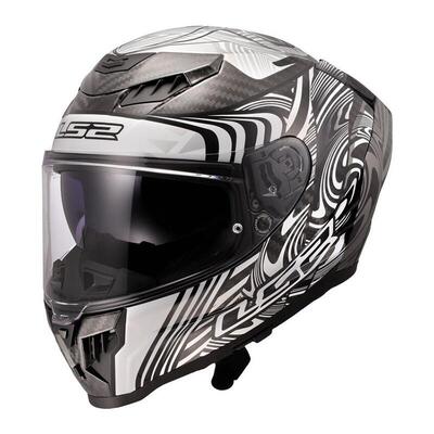 casco integrale LS2 Dragon in carbonio grigio