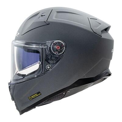 casco integrale LS2 Vector 2 in fibra grigio opaco