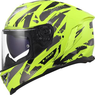 Casco Integrale LS2 FF818 Storm III Kaos Giallo Lu
