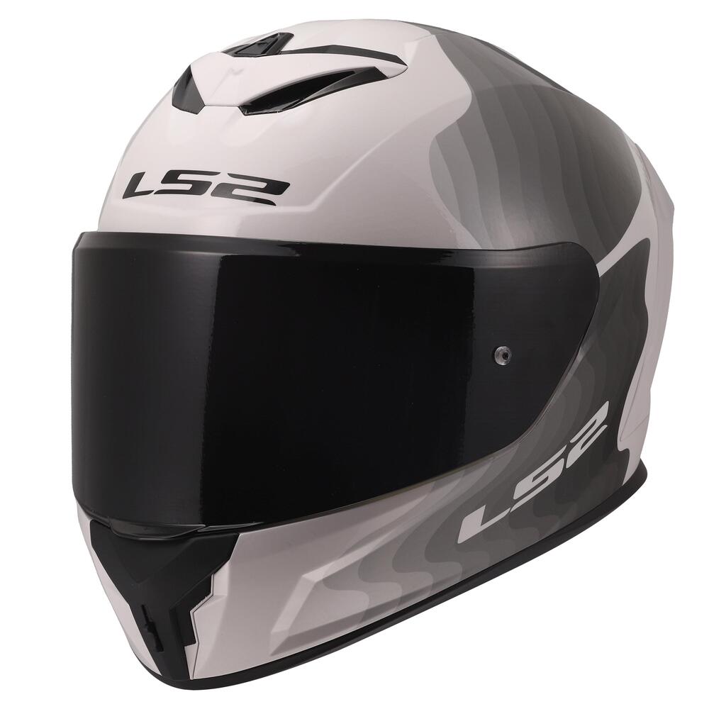 Casco Integrale LS2 FF820 Rapid III Flow Bianco Lu