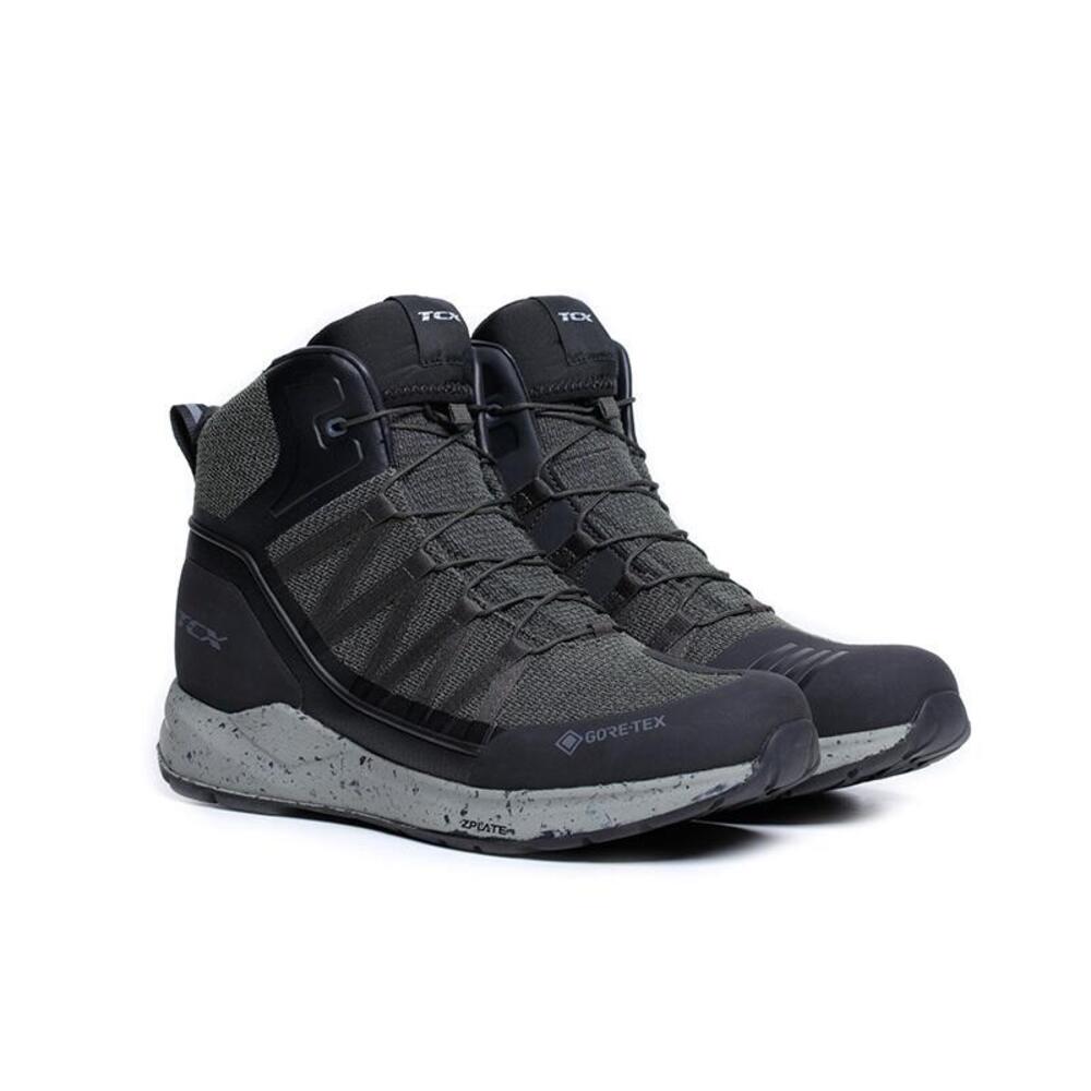 Scarpe Moto TCX Speedtrek Gore-Tex Verde Grigio TC 