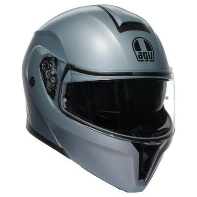 Casco Modulare AGV Streetmodular Mono Argento Opac