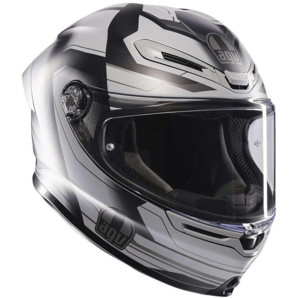 Casco Integrale AGV K6 S Ultrasonic In Fibra Nero
