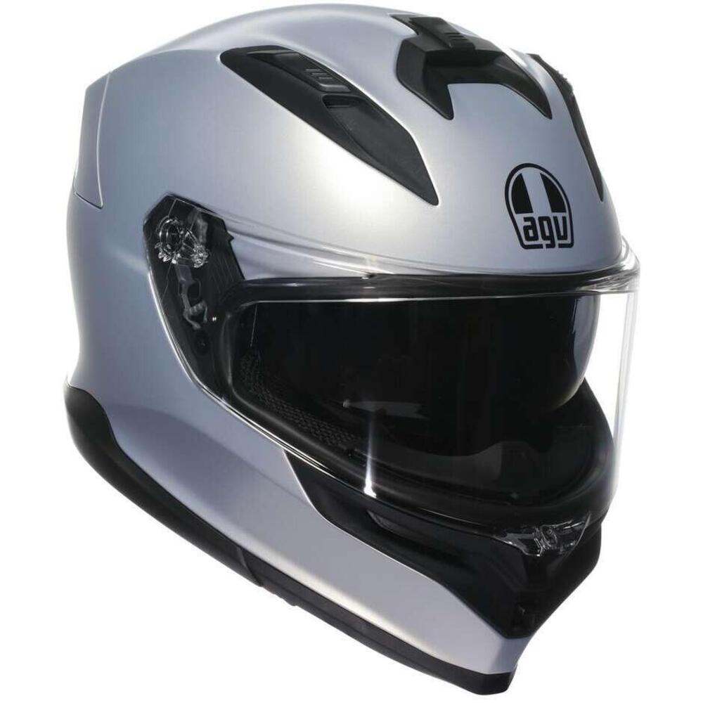 Casco Integrale AGV K7 Mono Prisma Argento Opaco I