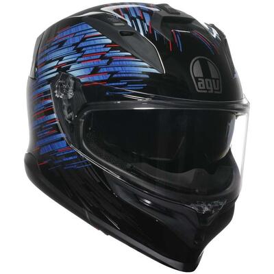 Casco Integrale AGV K7 Genisys Opaco Nero Blu Grig