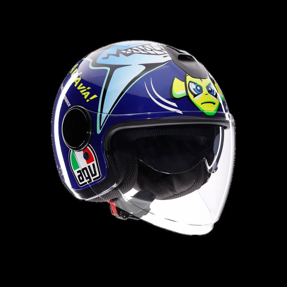 casco jet AGV Eteres Rosso