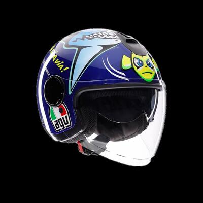 casco jet AGV Eteres Rosso