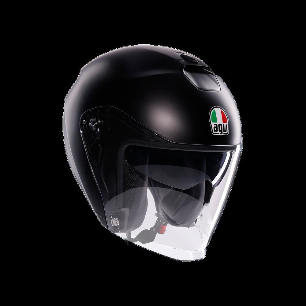 casco jet AGV Irides Mono Matt Nero