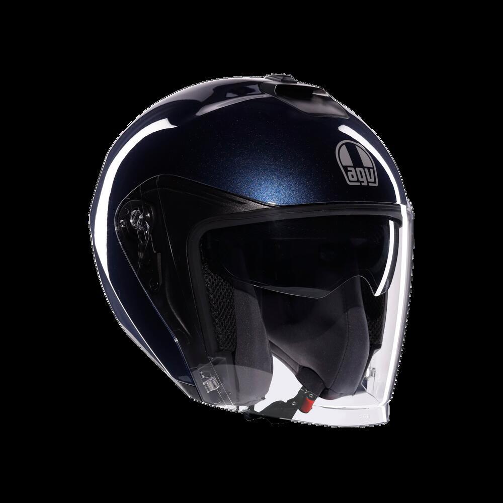 casco jet AGV Irides Mono Profondo Blu