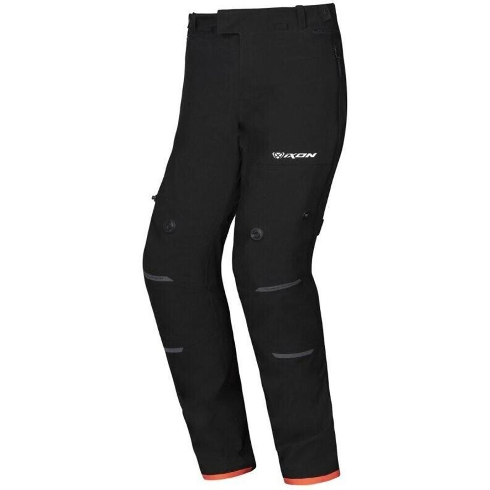 Pantaloni moto Ixon M-SKD PT Nero Rosso Vivo