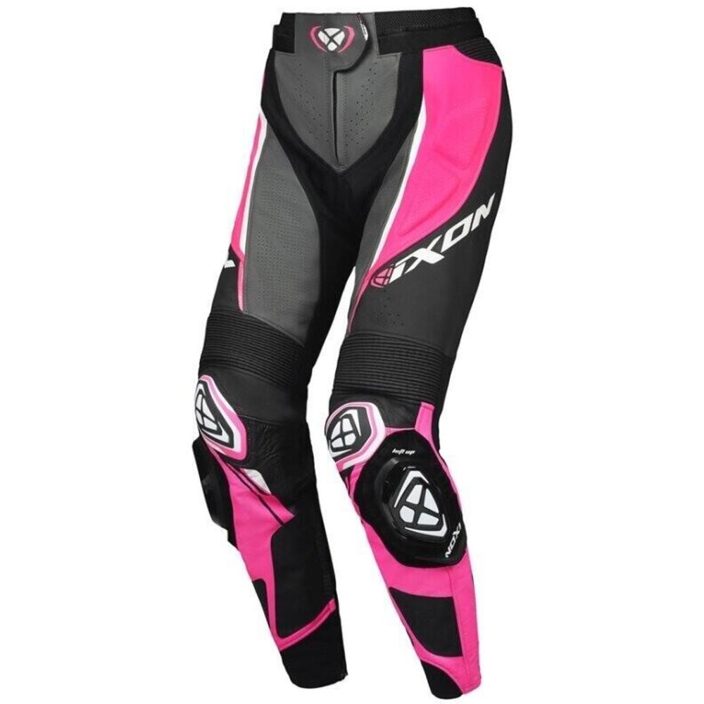 Pantaloni moto donna pelle Ixon VORTEX 3 PT Nero R