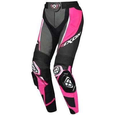Pantaloni moto donna pelle Ixon VORTEX 3 PT Nero R