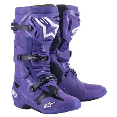 Stivali cross Alpinestars Tech 10 Nero Ultraviolet