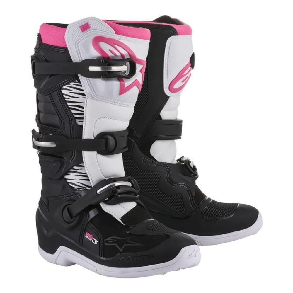 Stivali cross donna Alpinestars STELLA TECH 3 Nero