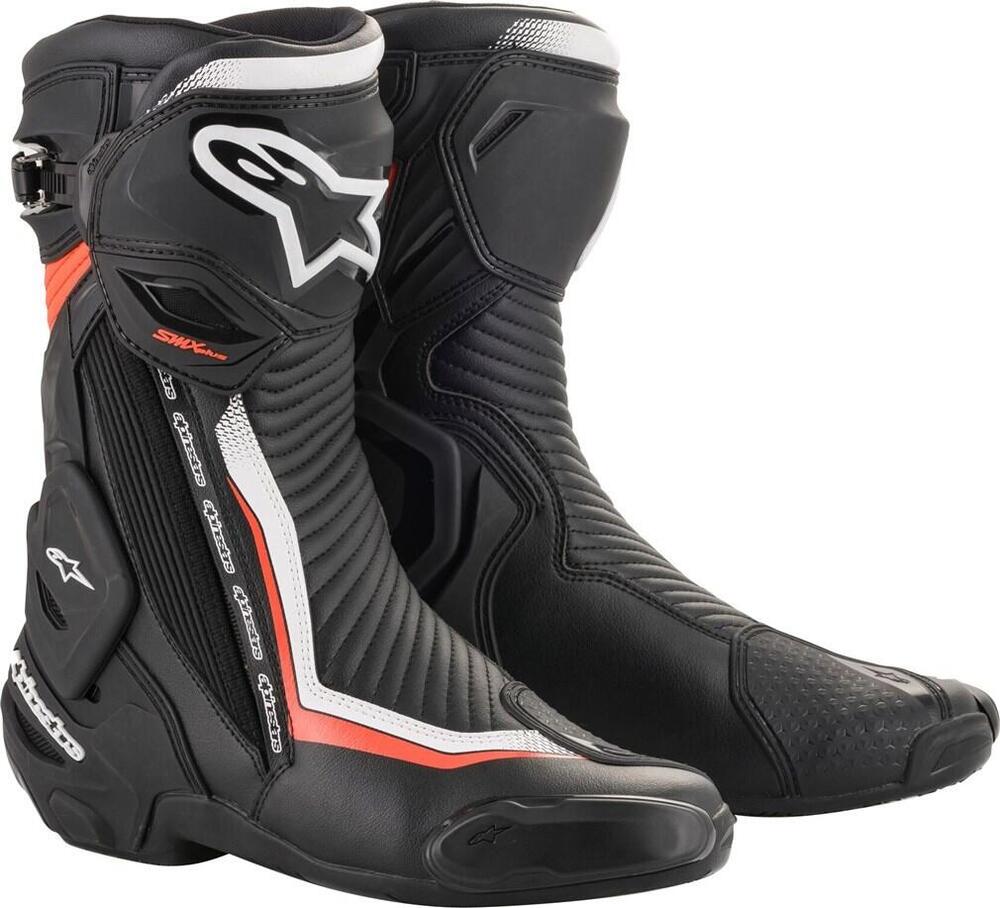 Stivali racing Alpinestars SMX PLUS V2 Nero Bianco