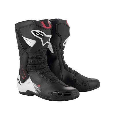 Stivali moto Alpinestars SMX-6 V3 bianco rosso