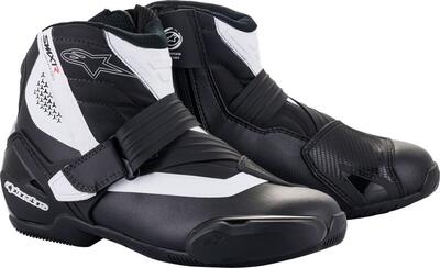 Scarpe moto Alpinestars SMX-1 R V2 Nero Bianco