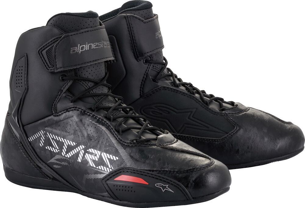 Scarpe moto Alpinestars FASTER-3 Nero Grigio canna