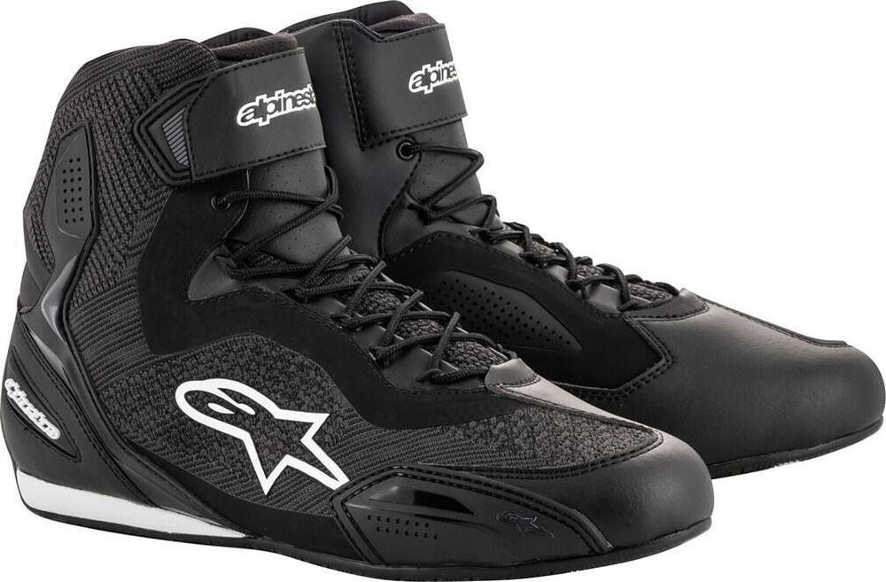 Scarpe moto Alpinestars FASTER-3 RIDEKNIT Nero