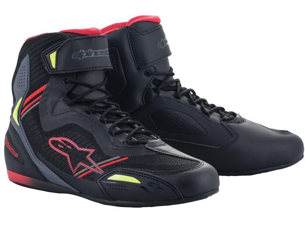 Scarpe moto Alpinestars FASTER-3 RIDEKNIT Nero Ros