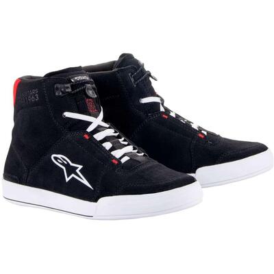 Scarpe moto Alpinestars CHROME Nero Bianco Rosso