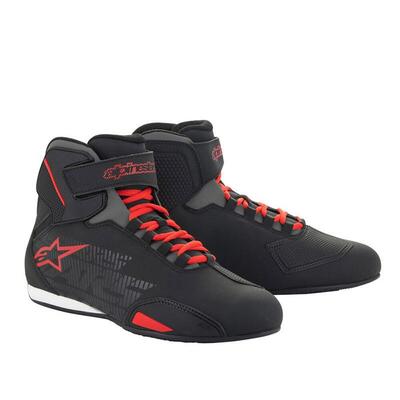 Scarpe moto Alpinestars Sektor nero bright rosso
