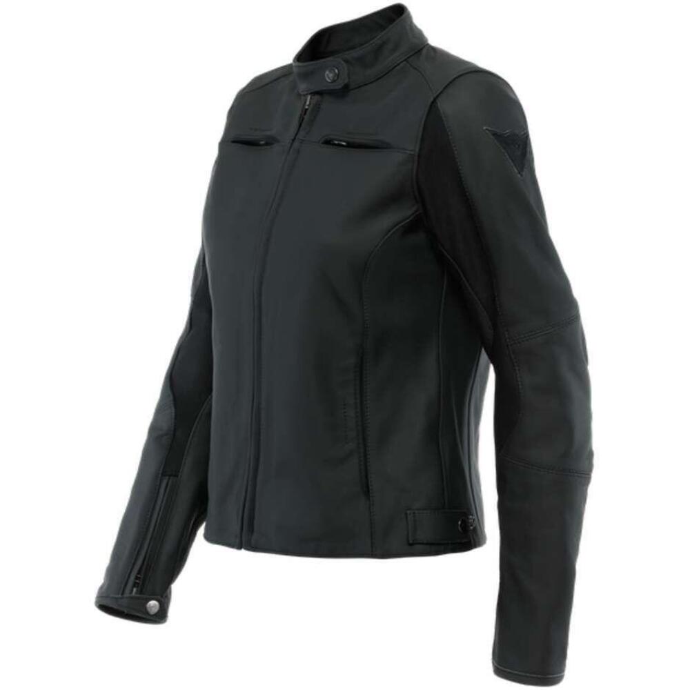 Giacca moto Pelle Donna Dainese Razon 2 Nero