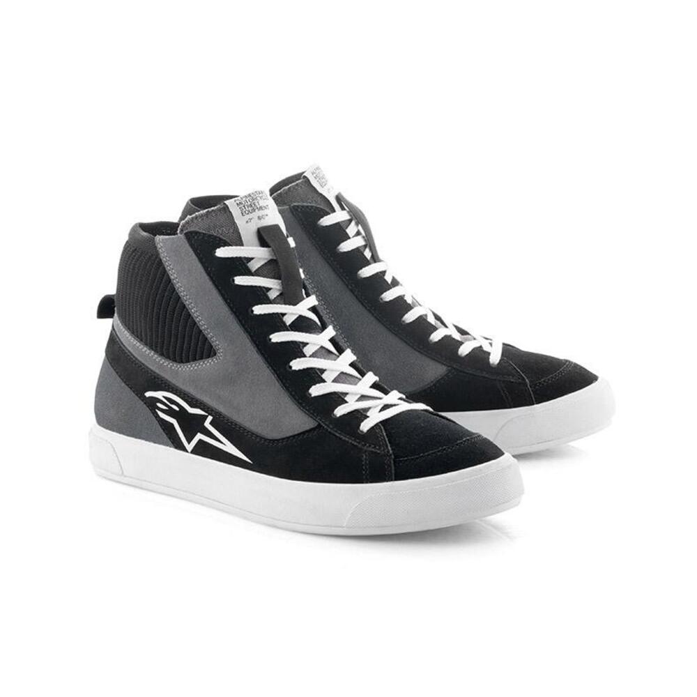 Scarpe Moto Alpinestars Stated Nero Grigio Bianco