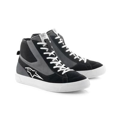 Scarpe Moto Alpinestars Stated Nero Grigio Bianco