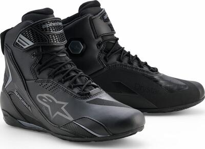 Scarpe Moto Alpinestars Faster 4 Drystar Nero Grig