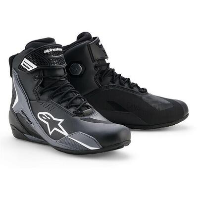 Scarpe Moto Alpinestars Faster 4 Drystar Nero Grig