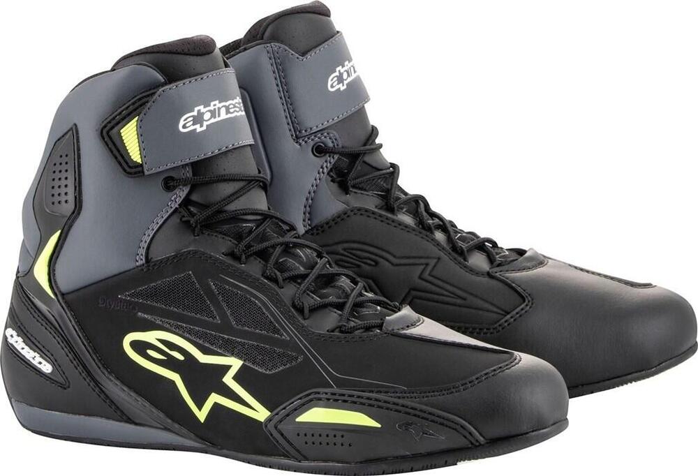 Scarpe moto Alpinestars FASTER-3 DRYSTAR Nero Gial