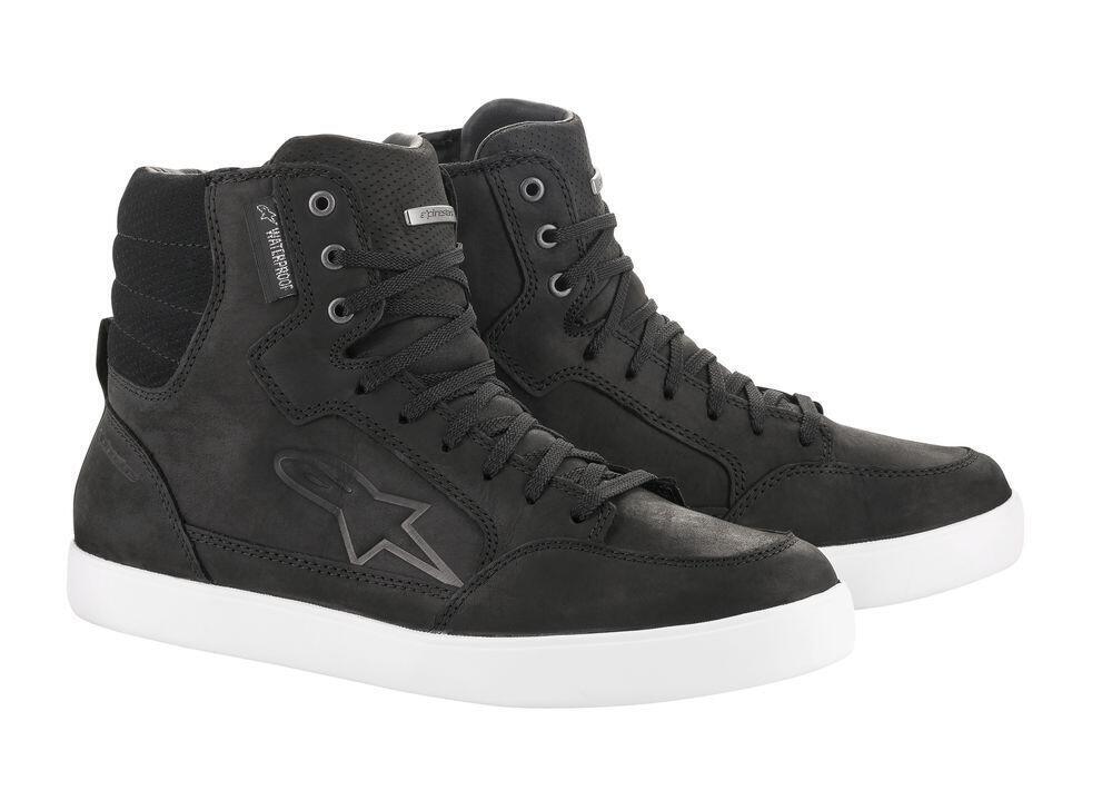 Scarpe moto Alpinestars J-6 WATERPROOF Nero Bianco