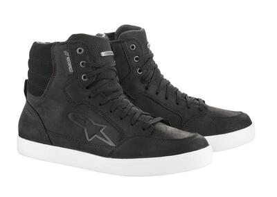 Scarpe moto Alpinestars J-6 WATERPROOF Nero Bianco