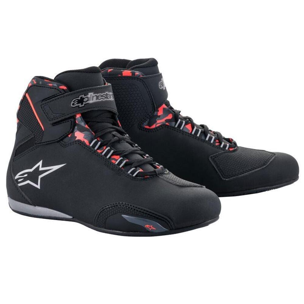 Scarpe moto Alpinestars SEKTOR WATERPROOF Nero Gri