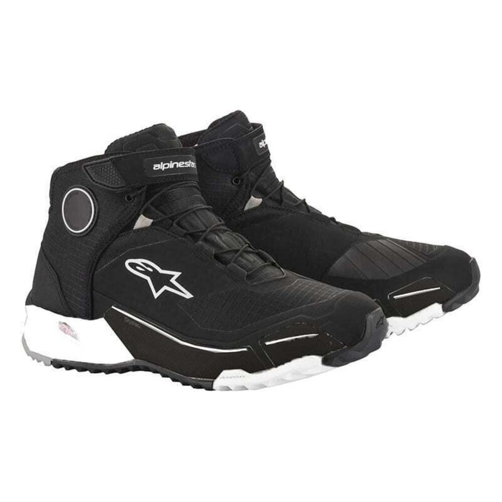 Scarpe moto Alpinestars CR-X DRYSTAR Nero Bianco