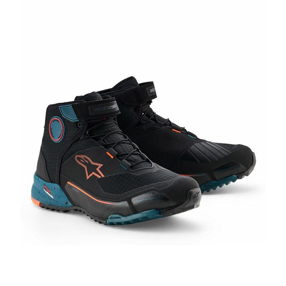 Scarpe Moto Alpinestars CR-X Drystar Petrolio Aran