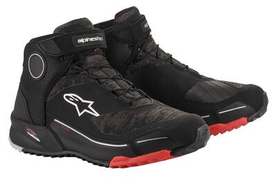 Scarpe moto Alpinestars CR-X DRYSTAR RIDING Nero C