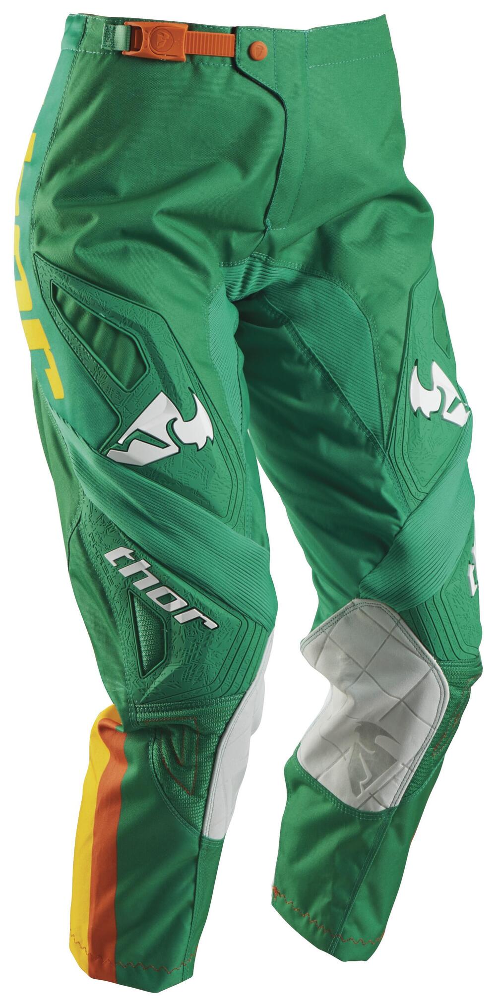 Pantaloni cross donna Thor Phase Bonnie verde gial