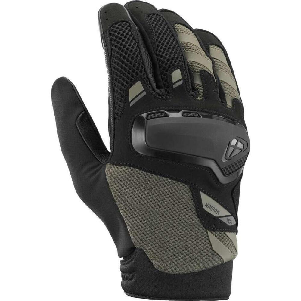 Guanti Moto Estivi Ixon Namak Kaki Nero