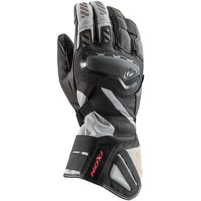 Guanti Moto Ixon MS Drakkar Nero Grigio Rosso