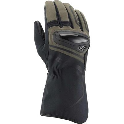 Guanti Moto Ixon MS Drizzle Kaki Nero