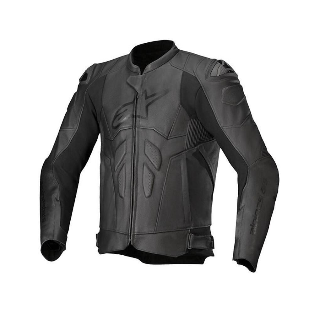 Giacca Moto Pelle Alpinestars Dusk Nero