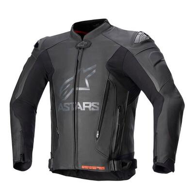 Giacca moto pelle Alpinestars GP PLUS V4 Nero Nero