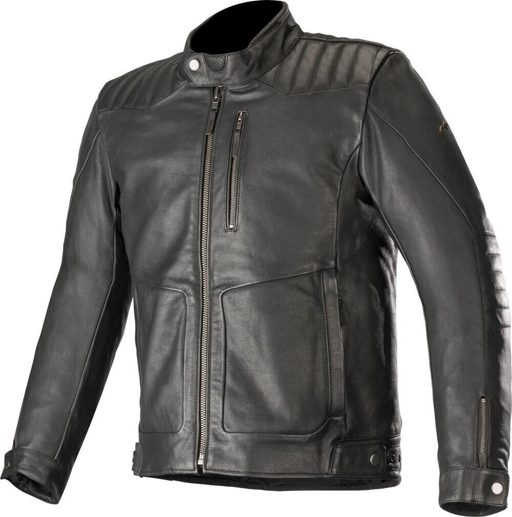 Giacca moto pelle Alpinestars CRAZY EIGHT Nero